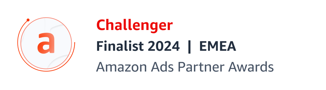 Amazon Ads Partner Awards 2024 Challenger Finalist EMEA